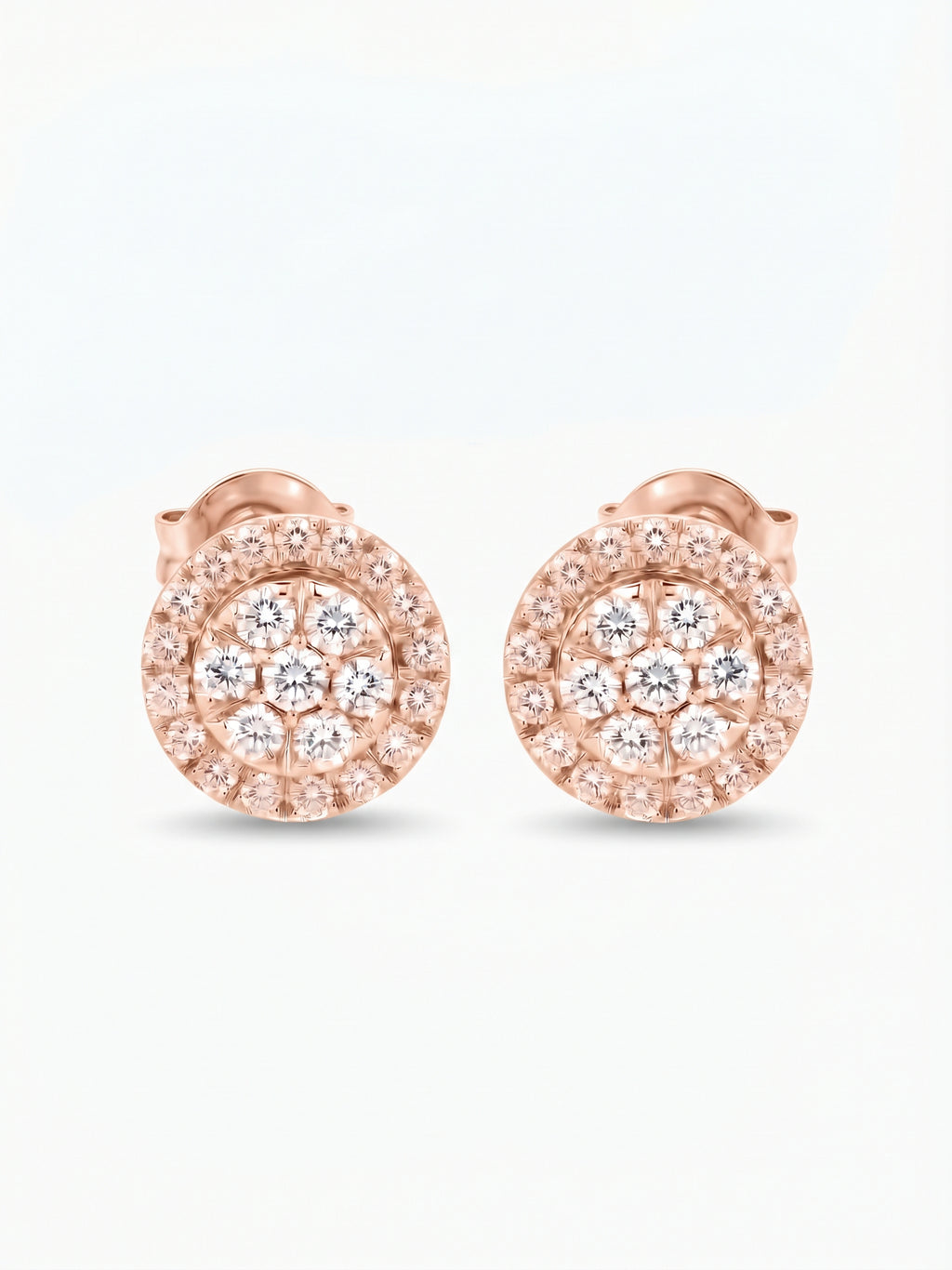 Classic Halo Diamond Studs