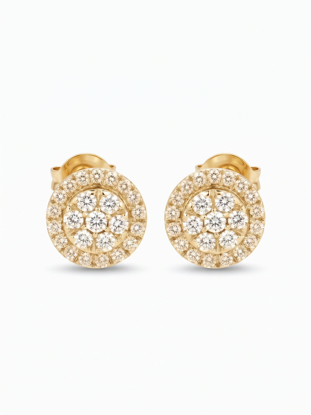 Classic Halo Diamond Studs