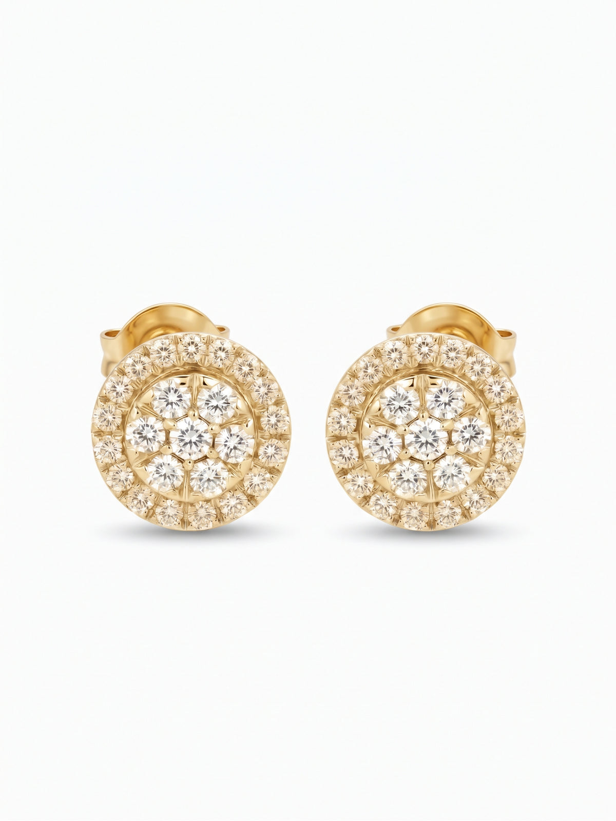 Classic Halo Diamond Studs