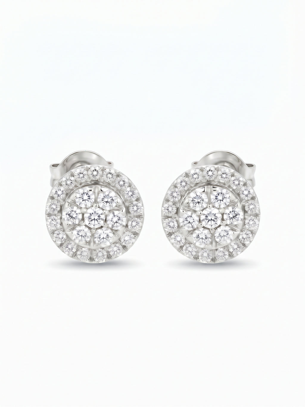 Classic Halo Diamond Studs