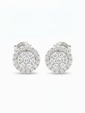 Classic Halo Diamond Studs