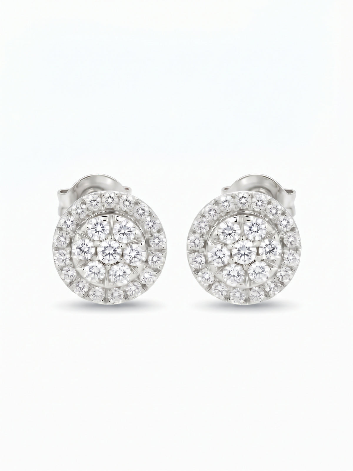 Classic Halo Diamond Studs